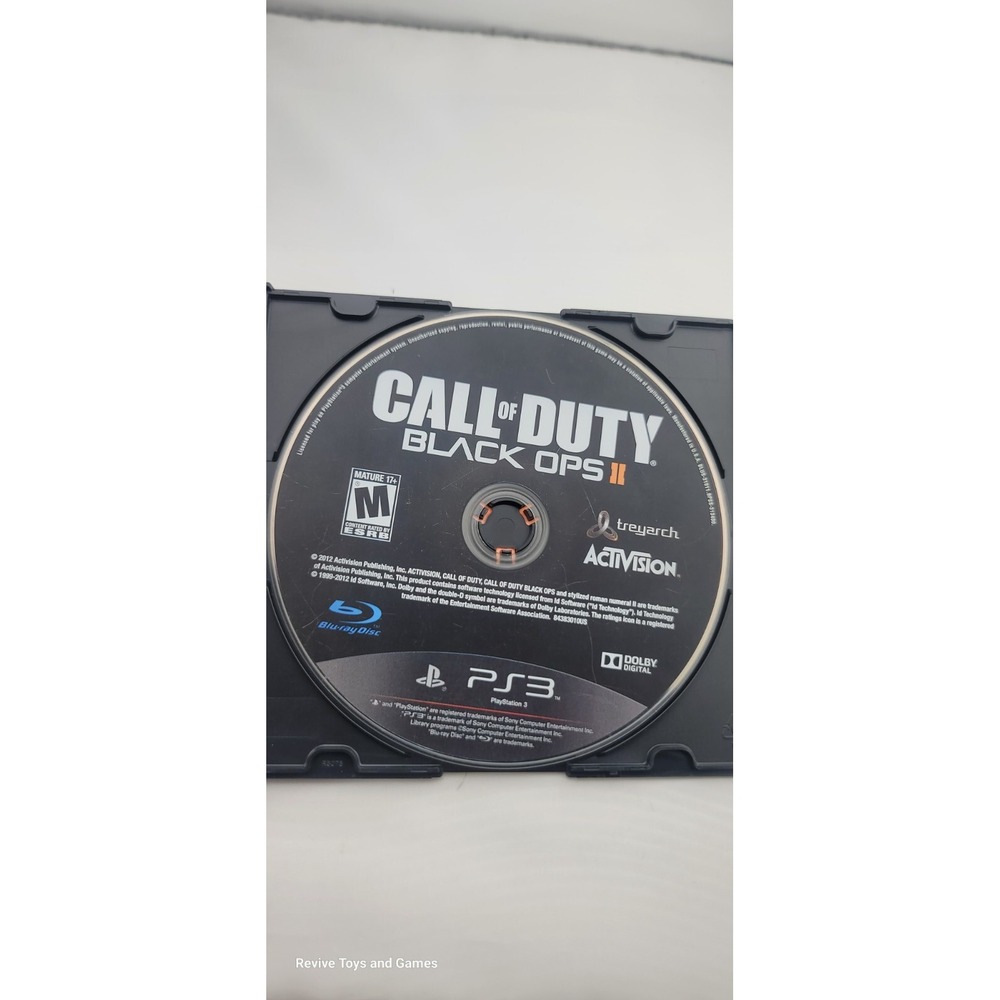 Call Of Duty: Black Ops II‎ 2 (Sony PlayStation 3, PS3, 2012) Disc Only Tested